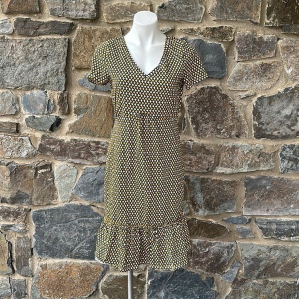 NWT Boden Melissa Jersey Dress Knee Length Cotton Short Sleeve Shirt size 8
